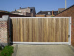 Houten poort op maat kopen